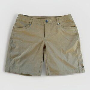 KUHL Trekr Hiking Shorts Khaki Outdoor 8” Inseam Style 6263 Women’s Size 6